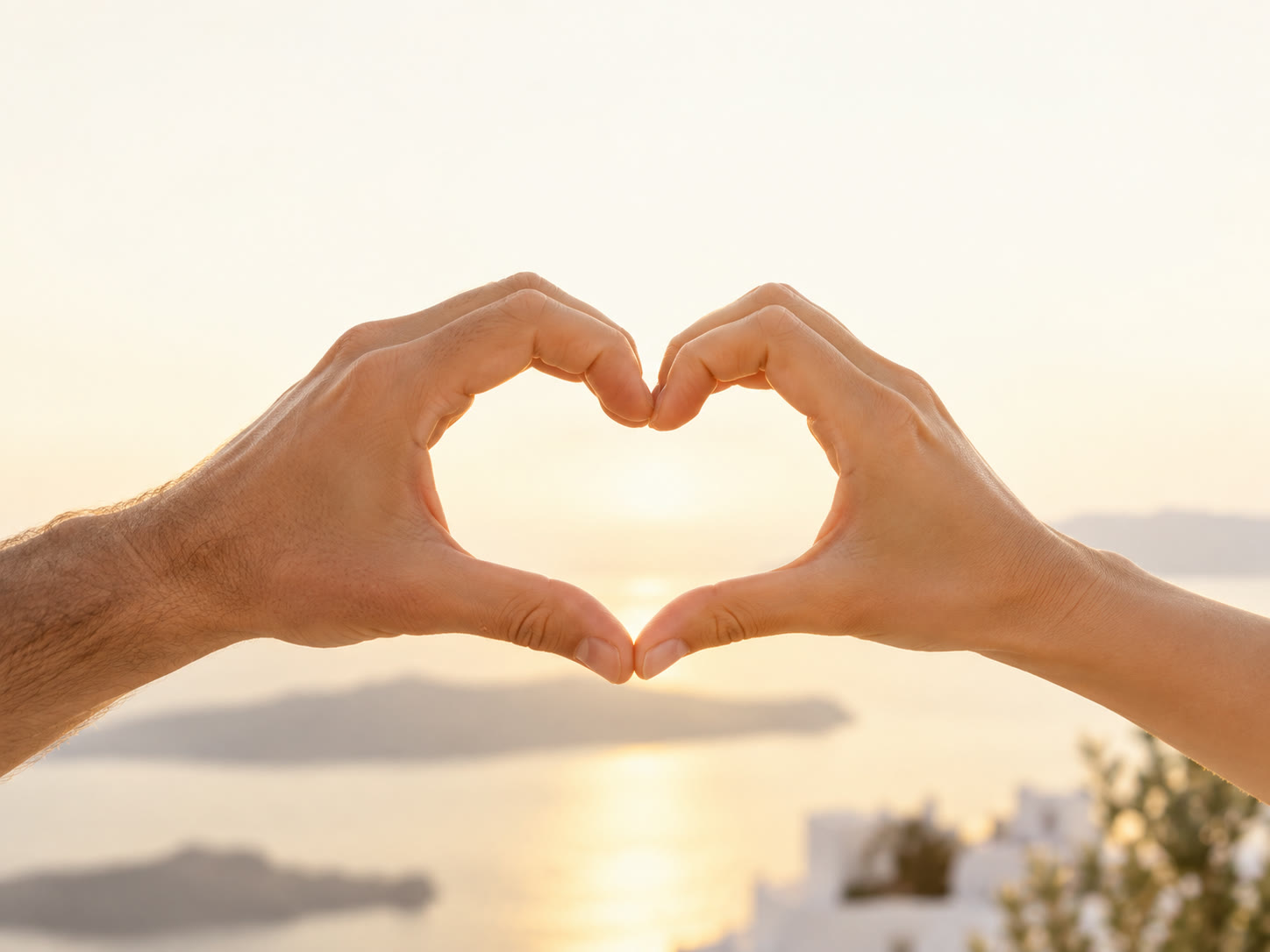 Hands forming a heart
