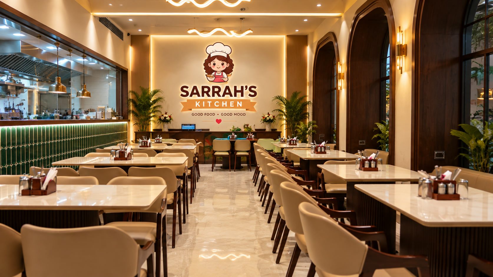 Sarrah's Kitchen dining hall