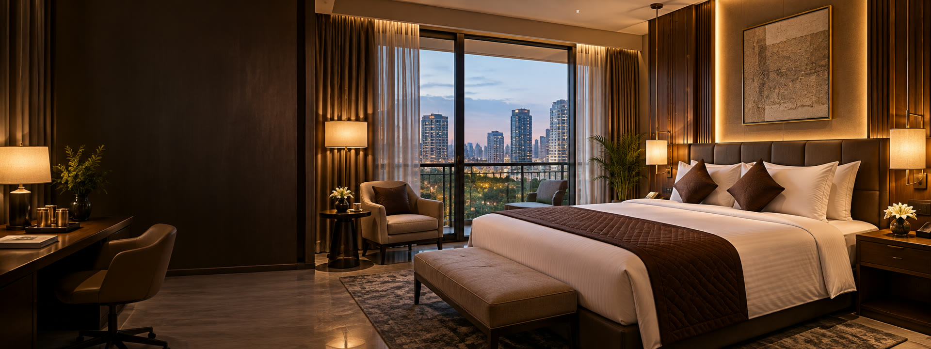 A warm and welcoming room interior